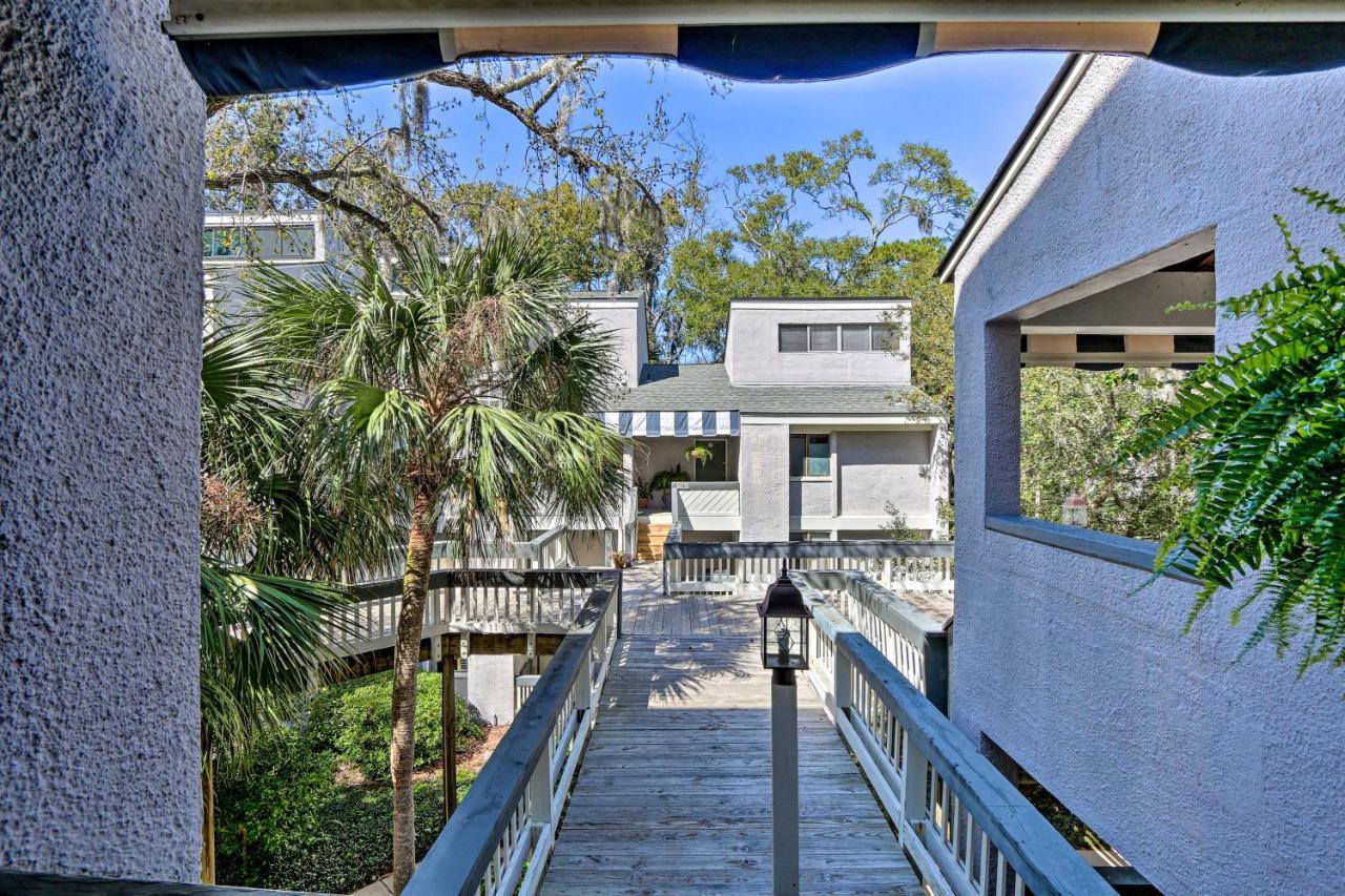 Coastal Oasis With Pool - Walk To Coligny Beach Park Hilton Head Island Bagian luar foto